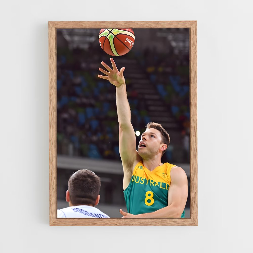 Poster Basket Émeraude – affiche Basketball (vue 4)